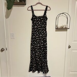Urban Outfitters Floral Print Andorra Slip Midi Dress Size Small